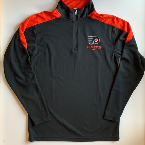 NHL Shirts Nhl Mens Flyers Hockey Quarter Zip Sweatshirt Poshmark